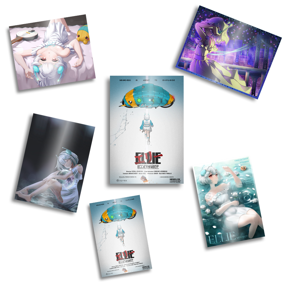 ellieminibot | Art Print + Mini Art Prints - Bundle