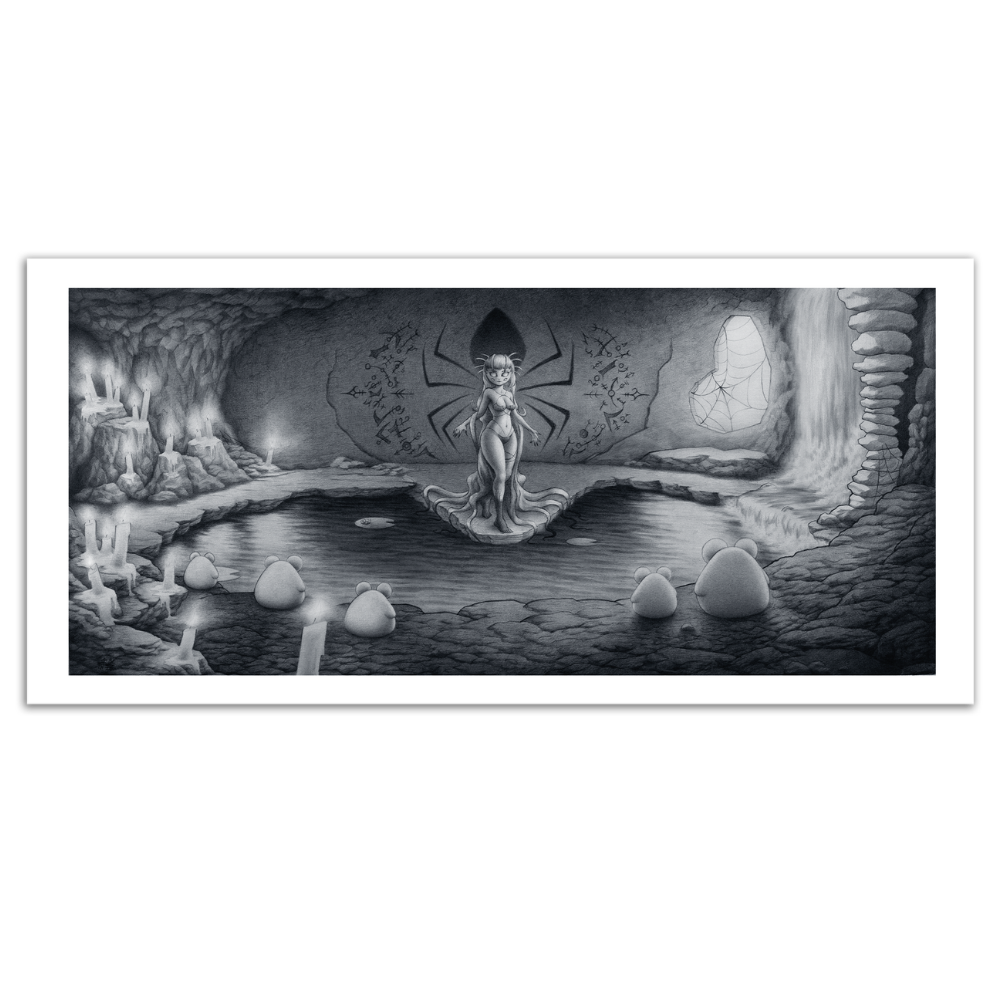 Froggy PhD | The Spiders Origin - Art Print