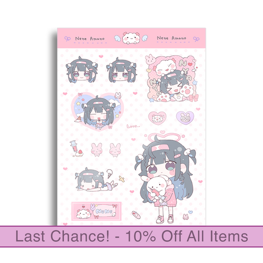 Nene Amano | Chibi - Sticker Sheet