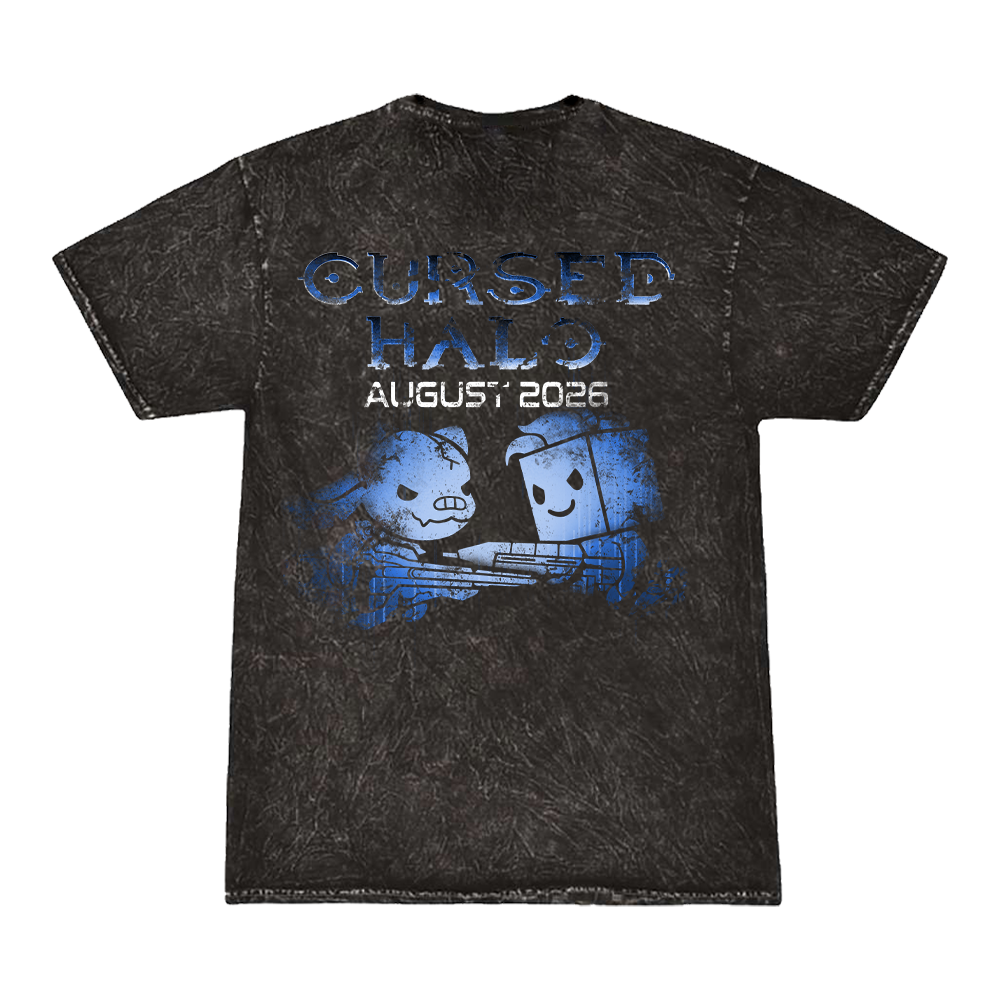 Cursed Halo Charity Tee - Mineral Wash Tee